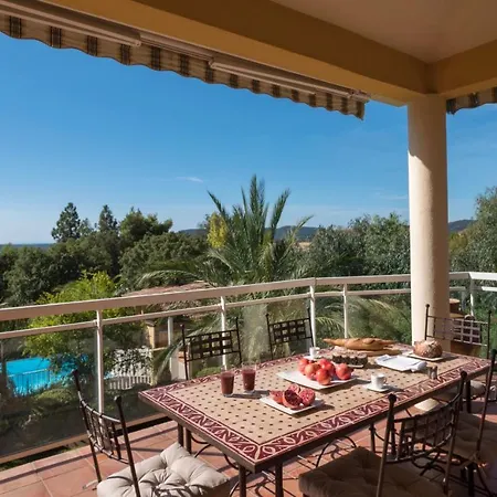ヴィラ Magnifique Avec Vue Mer, Pool House Et Piscine A 3 Km Des Plages